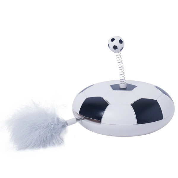 Automatic Soccer Ball Cat Teaser Toy, Electric Interactive Toy for Indoor Cats