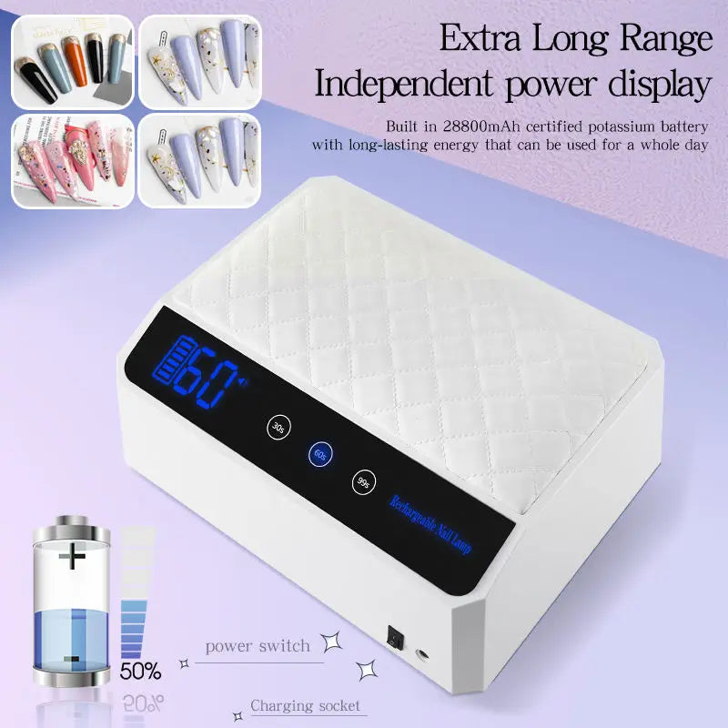 178W UV LED Nail Lamp Two Hands Large UV Light Professional Gel Nail Polish Fast Drying