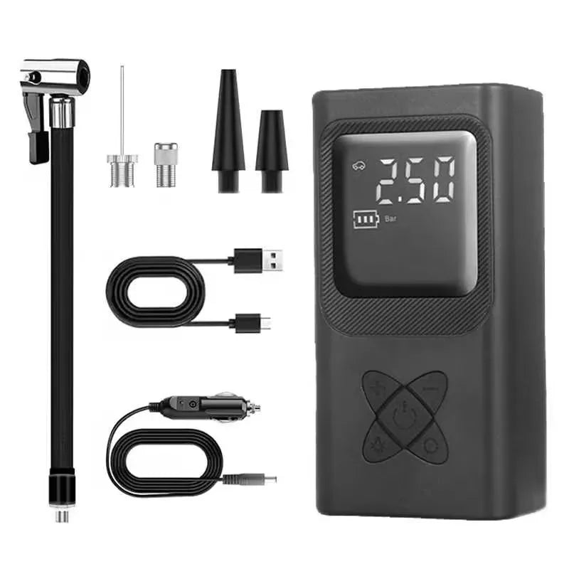 High Pressure Wireless Rechargeable Digital 150Psi Inflation Car Electric Portable