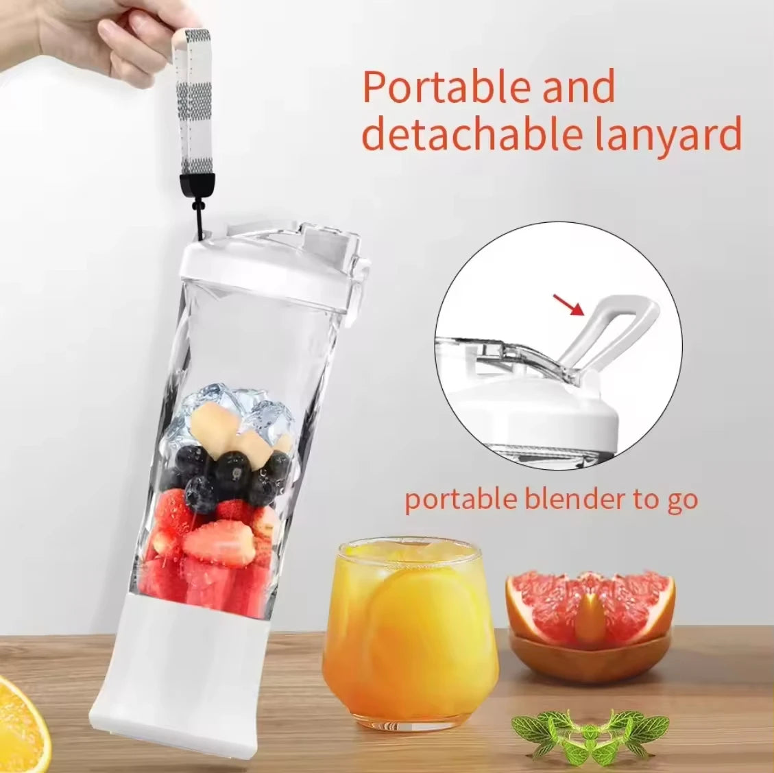 Portable Blender Fruit Mixers Cup Blenders Portable Fresh Juice Mixer Blender