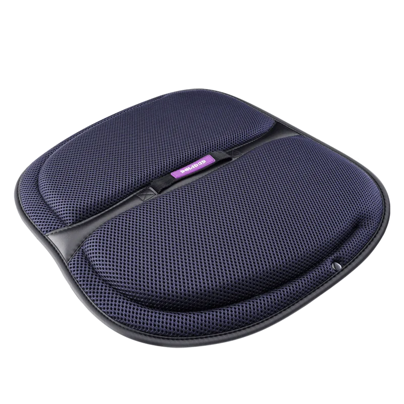 Foldable Cooling Memory Foam Seat Cushion with Business/Luxury Design for Car and Office