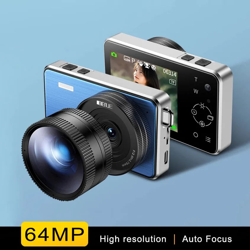 New Popular 2.8 Inch HD Digital Camera for Students Video Camera 2.7K 64MP IPS Screen 16X