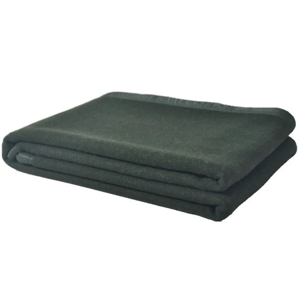 Army Green Chunky Knit Blanket Winter Season Customized