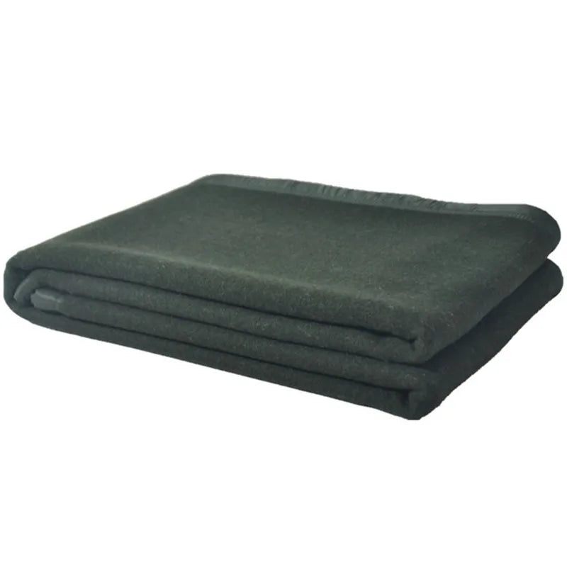 Army Green Chunky Knit Blanket Winter Season Customized