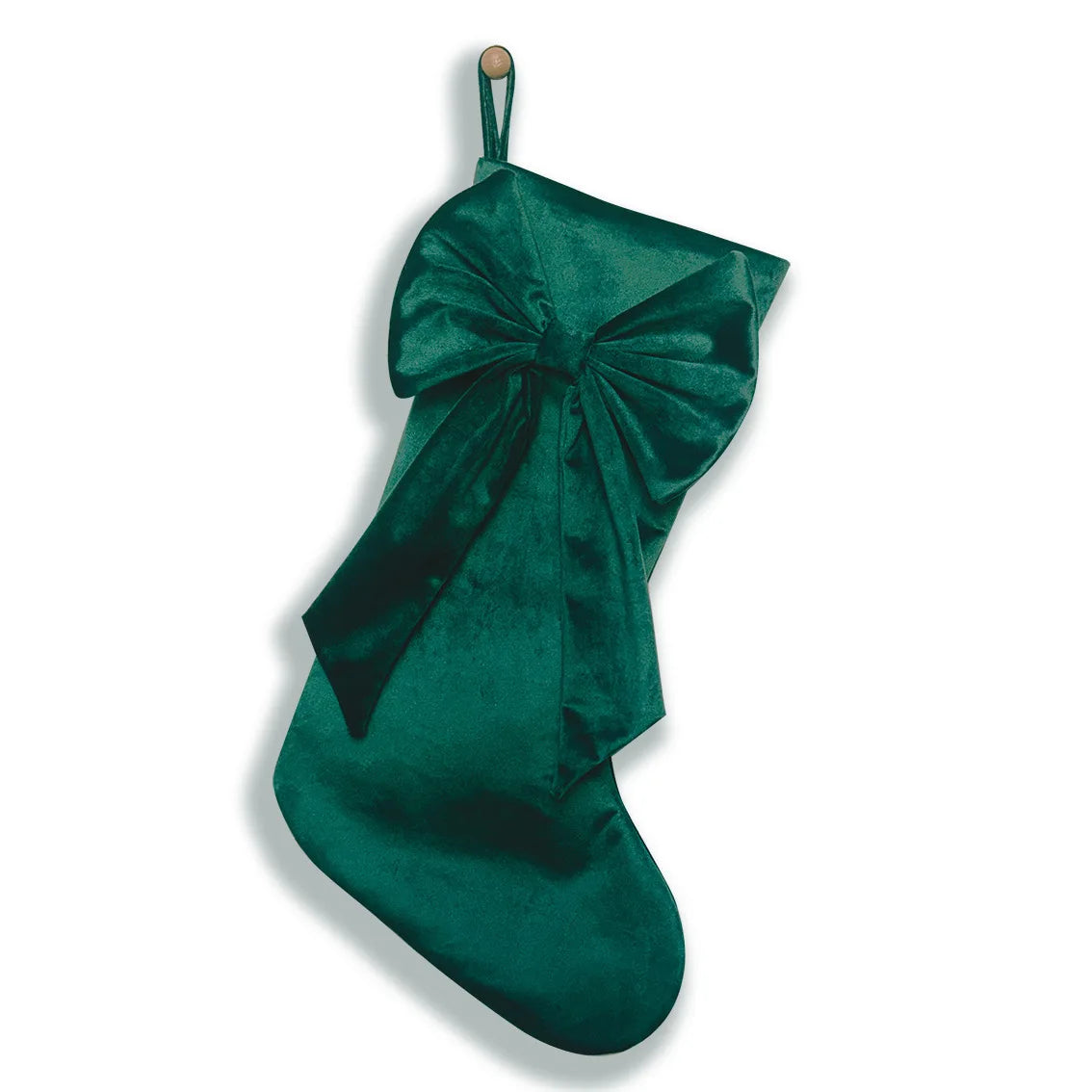 Highly Cute and Playful Bow Velvet Durable Eco-Friendly Christmas Stockings for Home