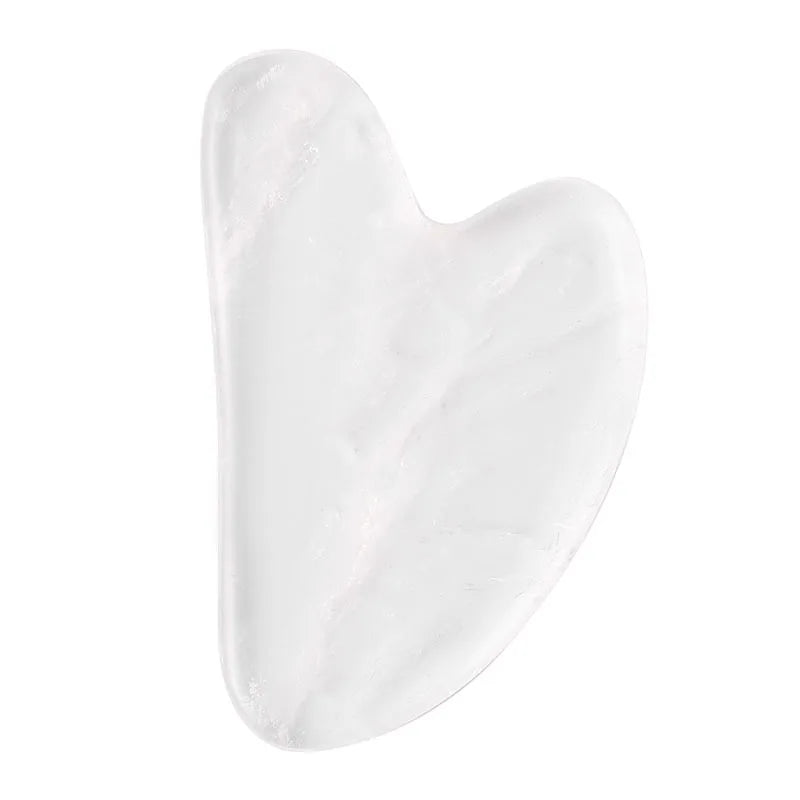 Natural Crystal Gua Sha Tool and Jade Roller Facial Massager, 15 Styles