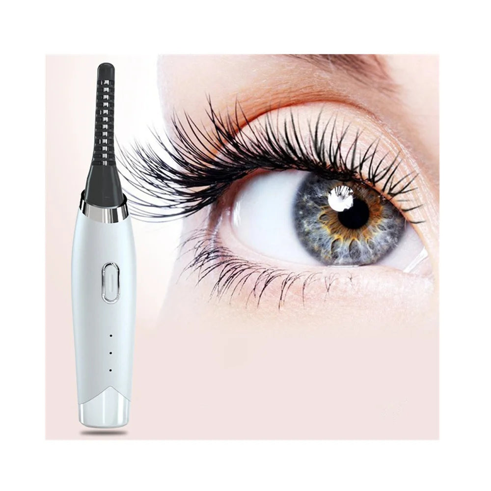 Fast Heating Mini Electric Eyelash Curler Plastic Heated Eyelash Curler