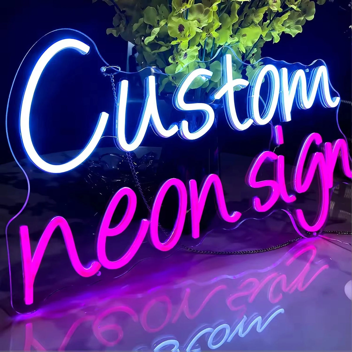 Waterproof Custom Neon Light Acrylic Neon Sign for Wall Decor Design Letter Led