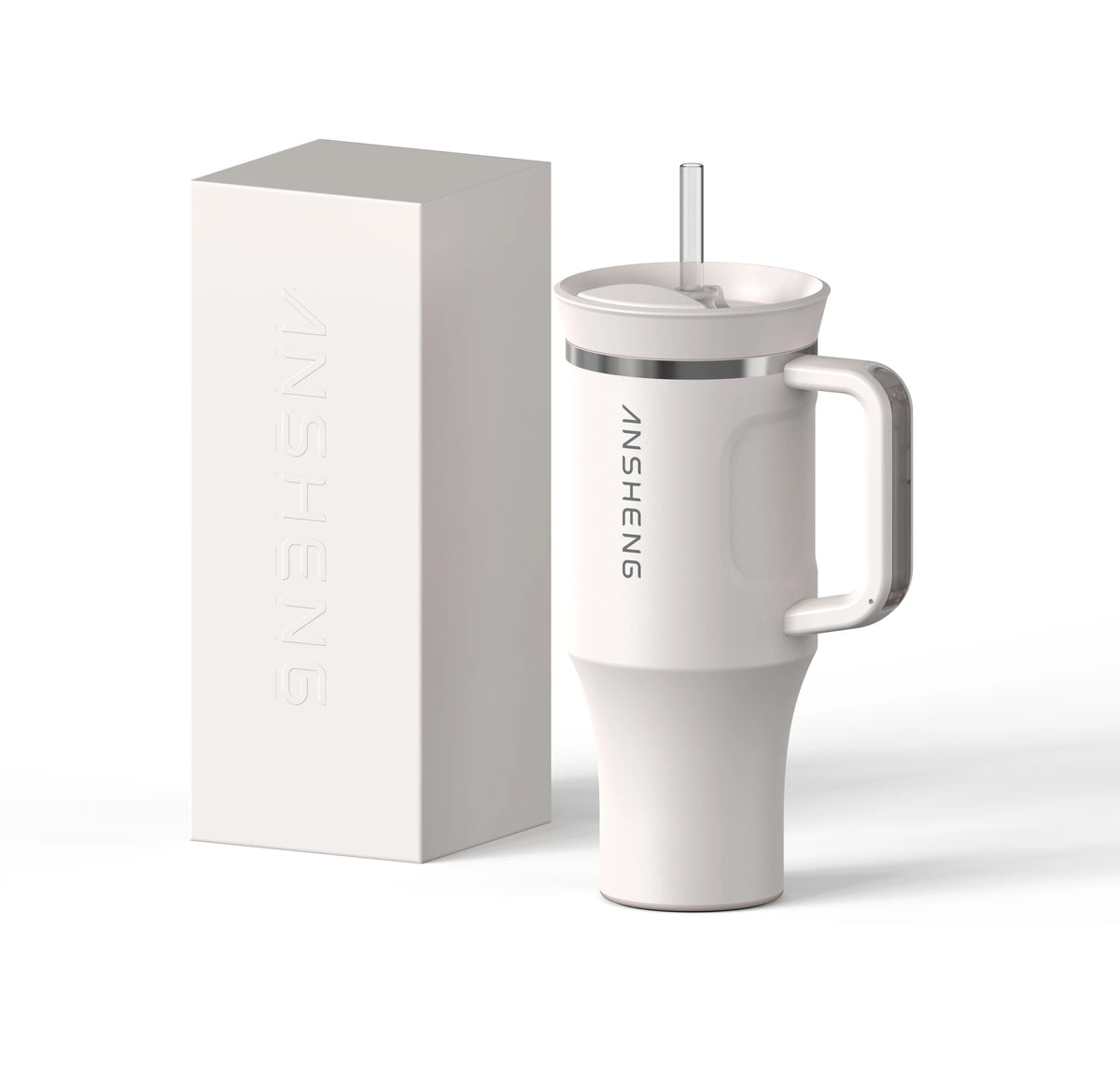 40oz Double Wall Vacuum Insulated Stainless Steel Tumbler Travel Mug with Straw