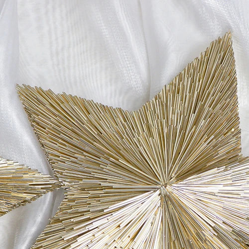 Christmas Tree Top PET Material Five-Pointed Star Christmas Tree Topper Star