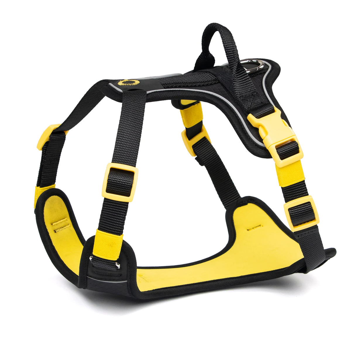 Colorful Breathable Custom Reflective Dog Harness No Pull Adjustable Pet Harness Set