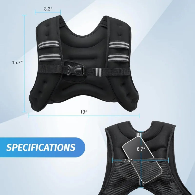 Lightweight Trail Running Portable for Outdoor Reflective Breathable Hydration Vest