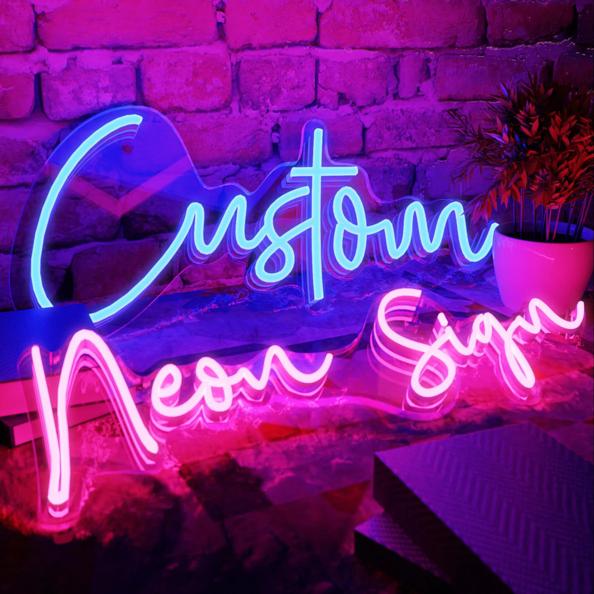 Custom LED Neon Sign for Business Flexible Silicone Neon Light Waterproof Outdoor
