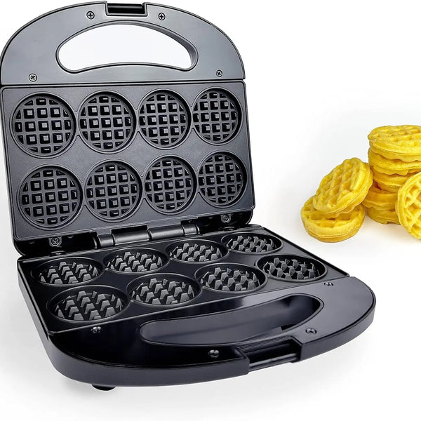 Non-Stick Waffle Iron Machine, for Belgian & American Style Waffles, Sweet Snacks