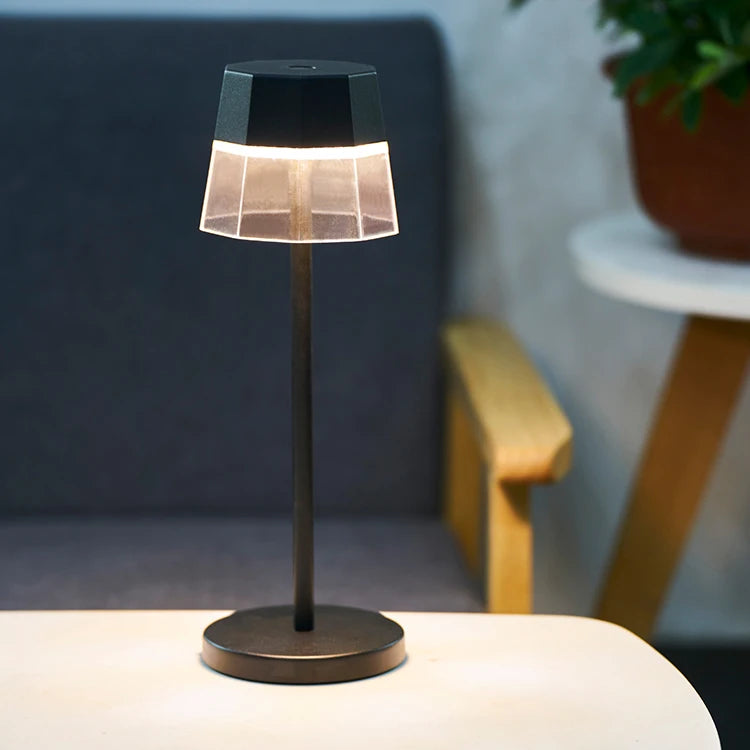 Indoor Touch Table Lamps Desk Modern Bedroom Light Rechargeable Bar Cordless Restaurant