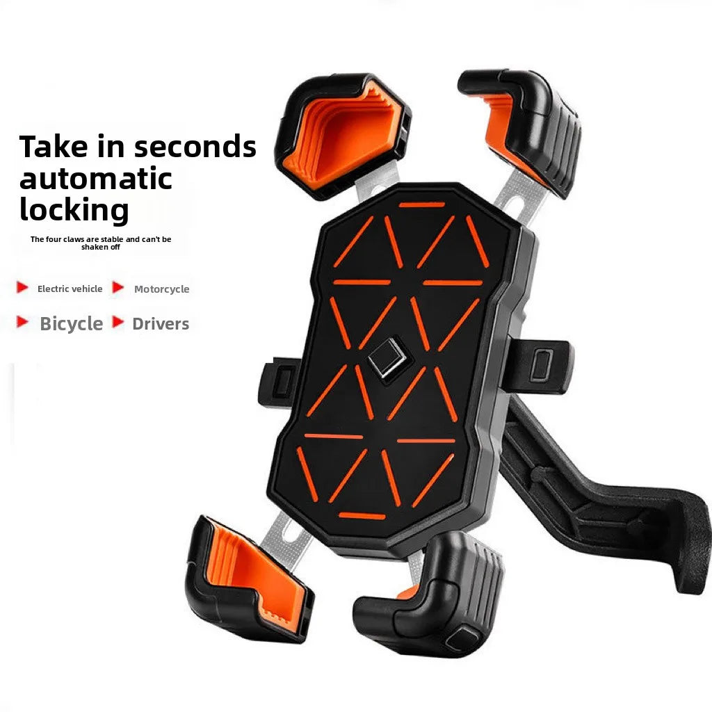 360 Degree Quick Release Bicycle Phone Holder Motorcycle Bike Handlebar Mount Mobile