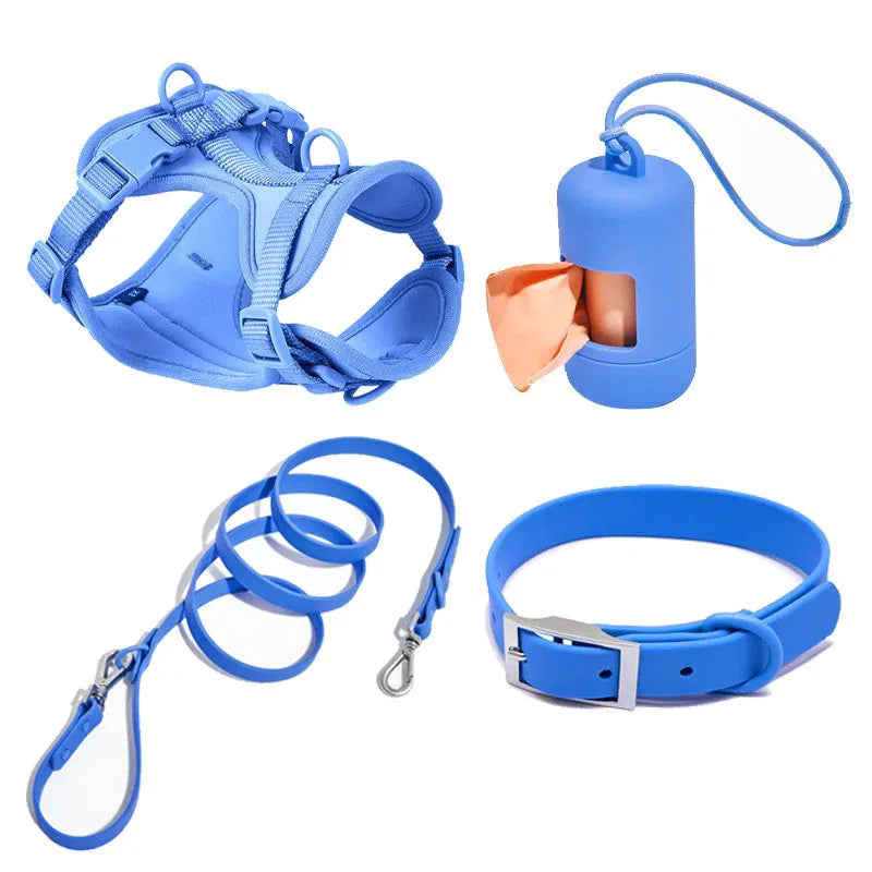 Practical Waterproof Tactical Dog Harness No-Pull Design with PVC Nylon Oxford for Large