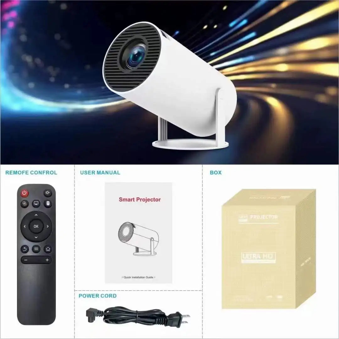 Mini Pocket Projector P30 Wifi BT Android 11 Portable Home Theater 120 ANSI Lumen