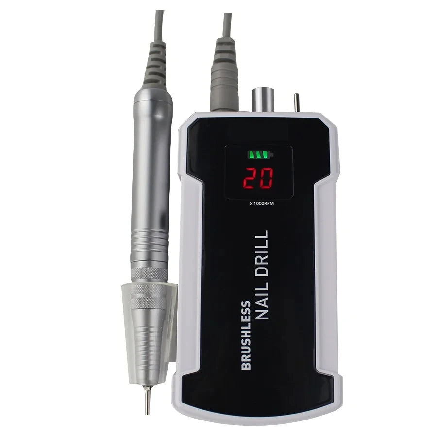 Professional High Speed 35000Rpm Portable Electric Rechargeable Nail Drill Machine