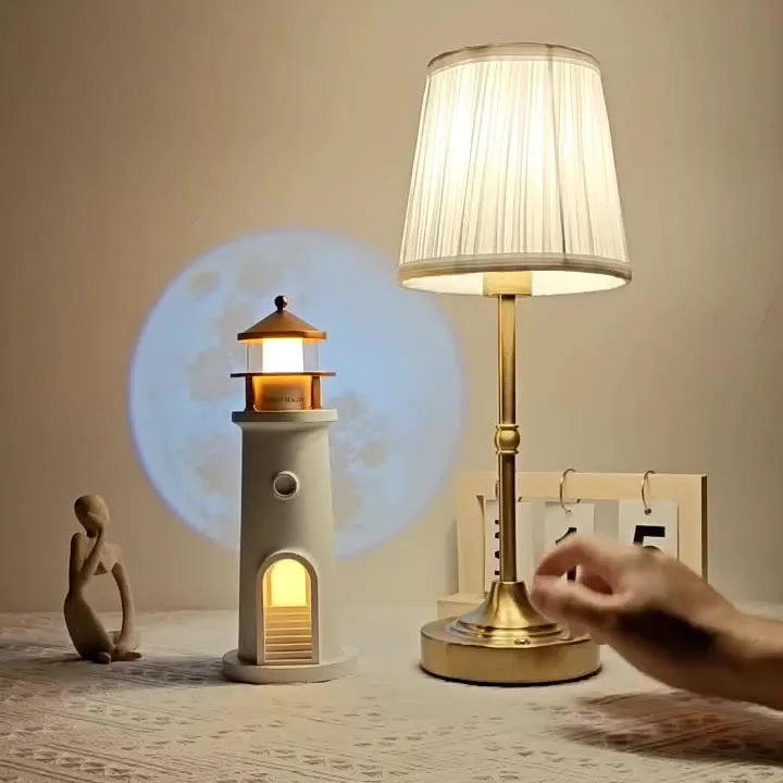 Portable Cordless Lamp Fabric Lampshade Desk Lamp with Built-in Rechargeable Battery