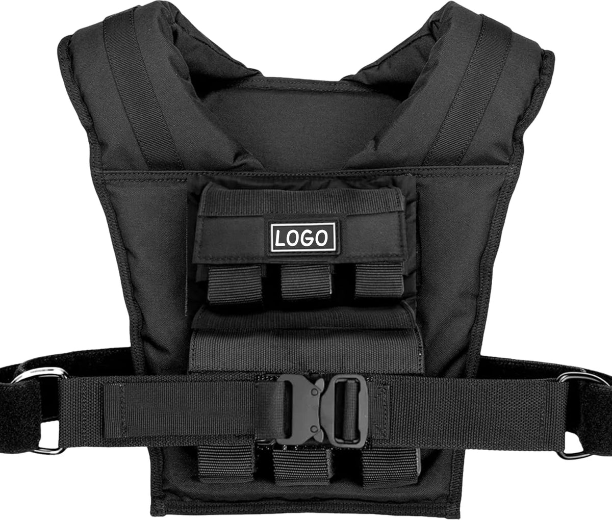 Customize Sport Oxford Cloth Weight Vest Adjustable 10KG 20KG 30KG Iron Blocks Strength