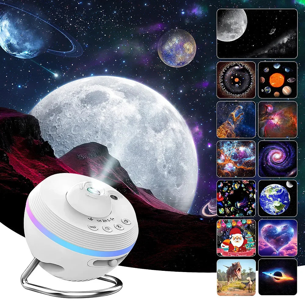 Galaxy Projector 13 1 Meteor HD Planetarium Star Projector 360 Rotating Extra-Large Area