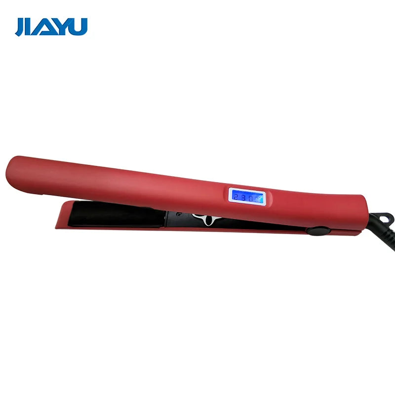 Electric Ceramic Straightening Hair Brush with LCD Temperature Control Fast Heating