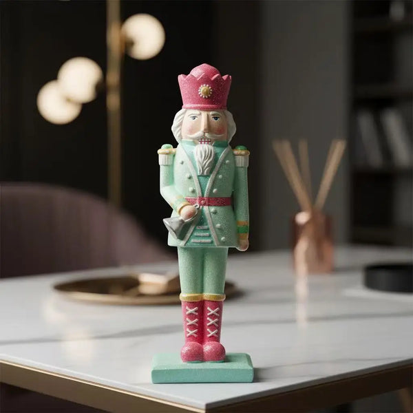 Durable Christmas Nutcracker Environmentally Friendly Resin Craft Suitable for Christmas