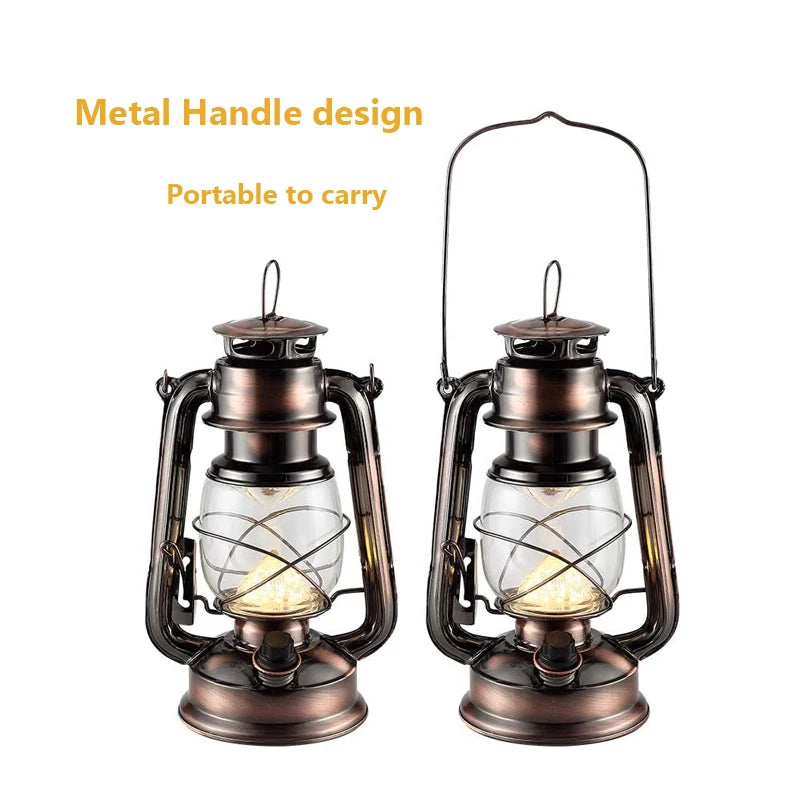 Retro 23CM Home Teahouse IP Rated Lightweight Bar Cafe Decorative Rechargeable Lights