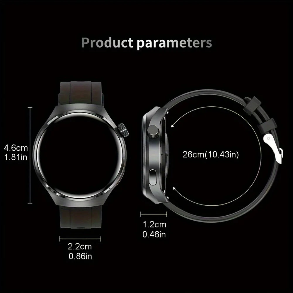 V19Z Smart Watch Men 1.39'' HD Screen Calling Waterproof Heart Rate Sports Fitness