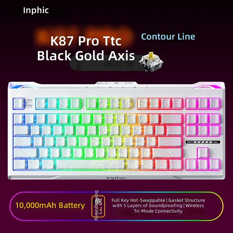 K87PRO Mechanical Keyboard USB Wireless Wired Three-Mode Customized E-Sports Gaming