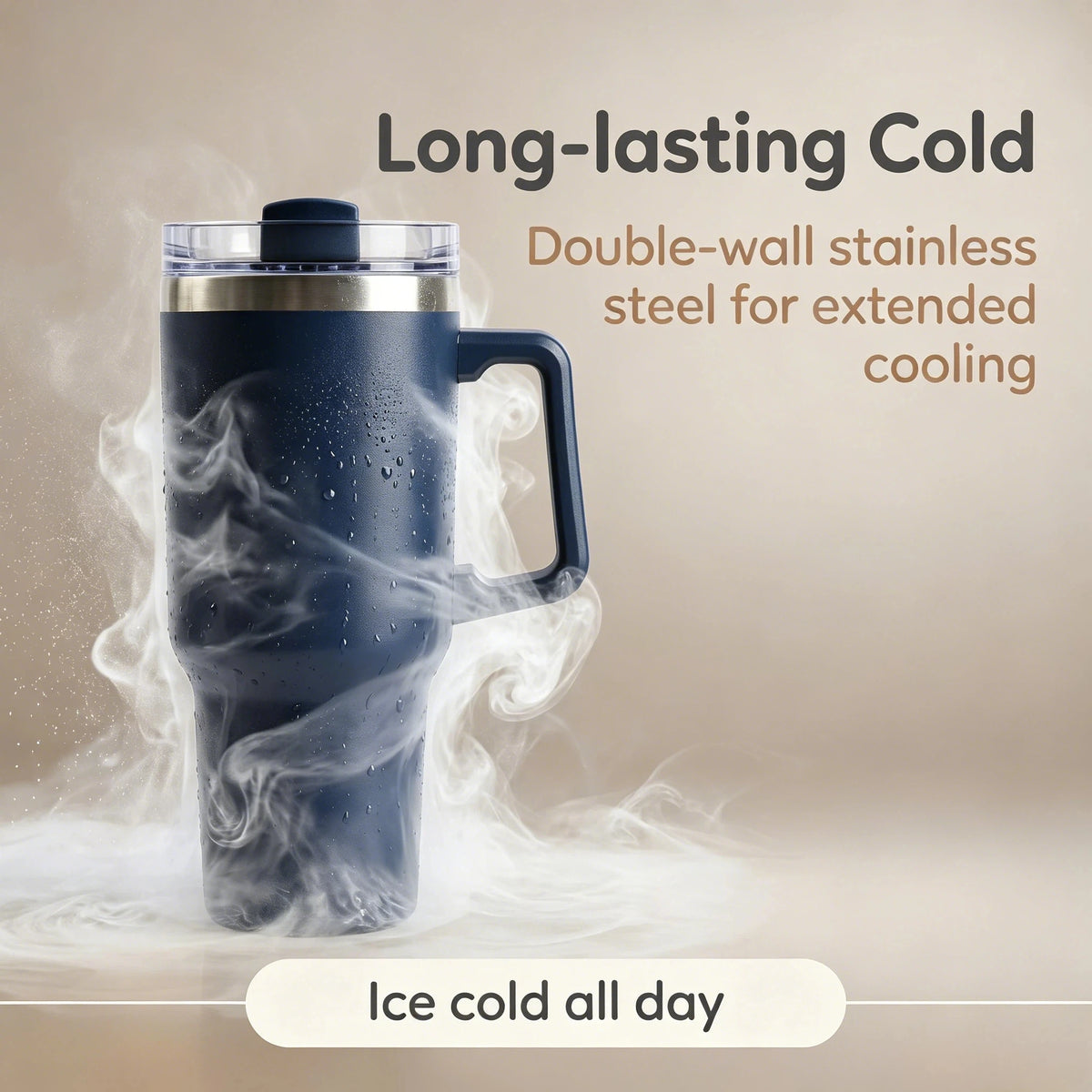 BPA Free Eco Friendly Double Walled Insulated Coffee Tea Drinking Morning Routine 40 Oz