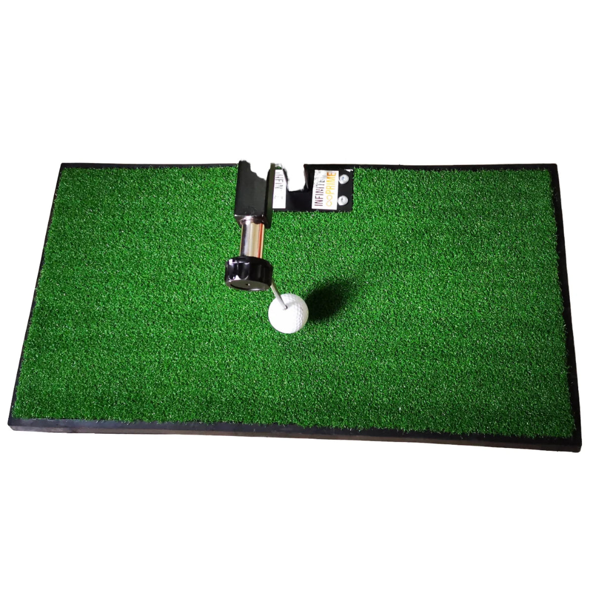SeeMore Nylon Golf Practice Trainer Mat 360 Rotation Driving Range and Chipping Mat Swing