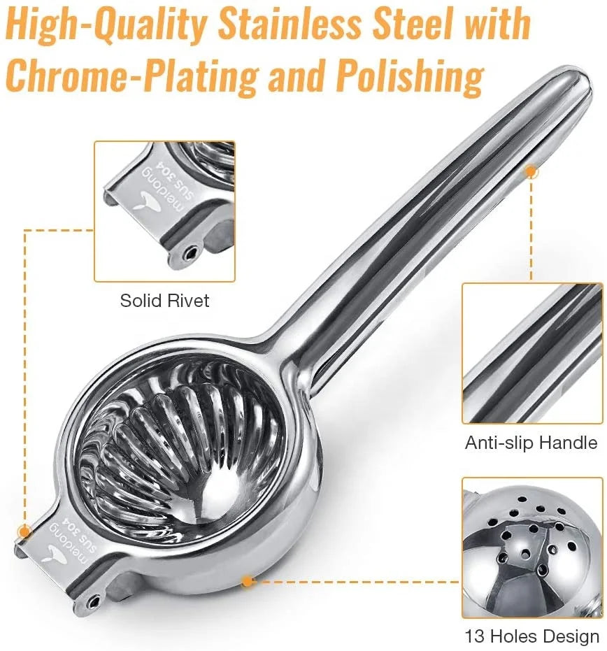 Kitchen Tool Lemon Squeezer Juicer Citrus Handheld Lemon Juicer Stainless Steel Juicer