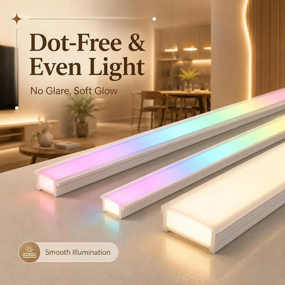 Silicone LED Neon Strip Light IP67 Waterproof for Hotel and Landscape Use Custom Color