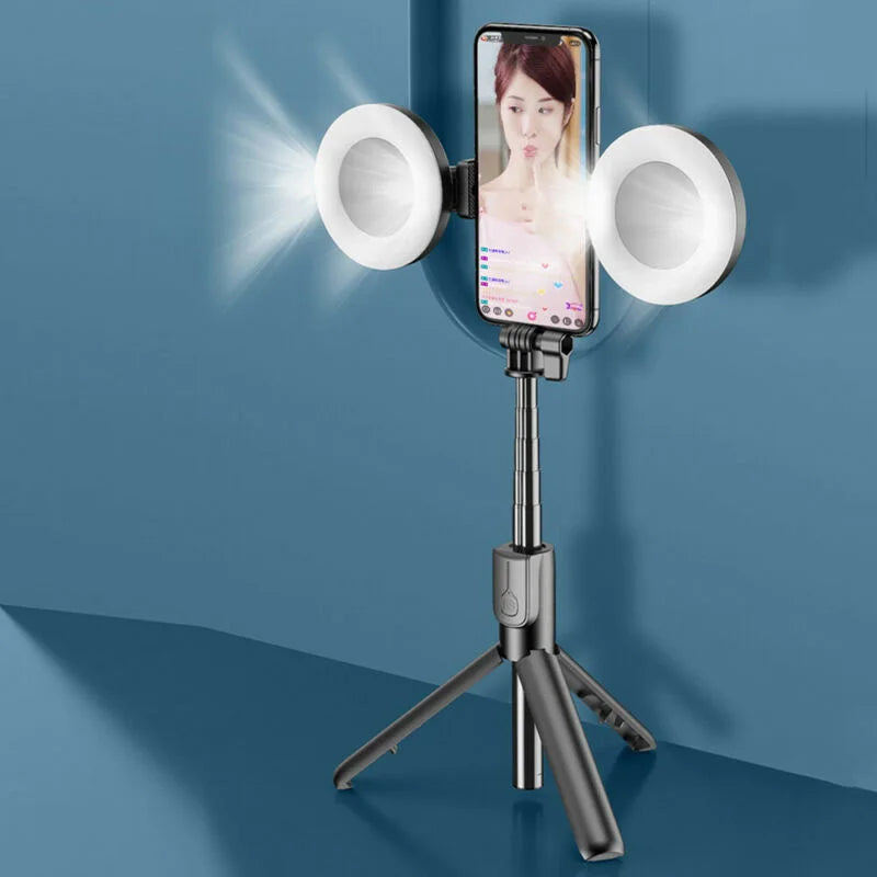 Selfie Stick Tripod Led Ring Light with Detachable Wireless Remote Control