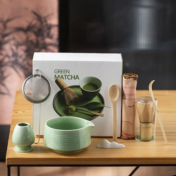 Price Japanese 80 100 120 Prong Matcha Whisk Set Green Tea Shin Chasen Packaging Set Kit