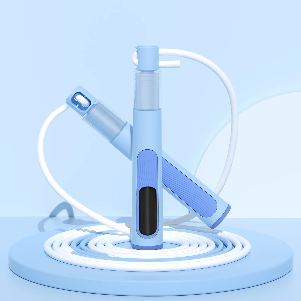 USB Rechargeable Digital Smart Jump Rope, Adjustable Length, Countdown & Counting