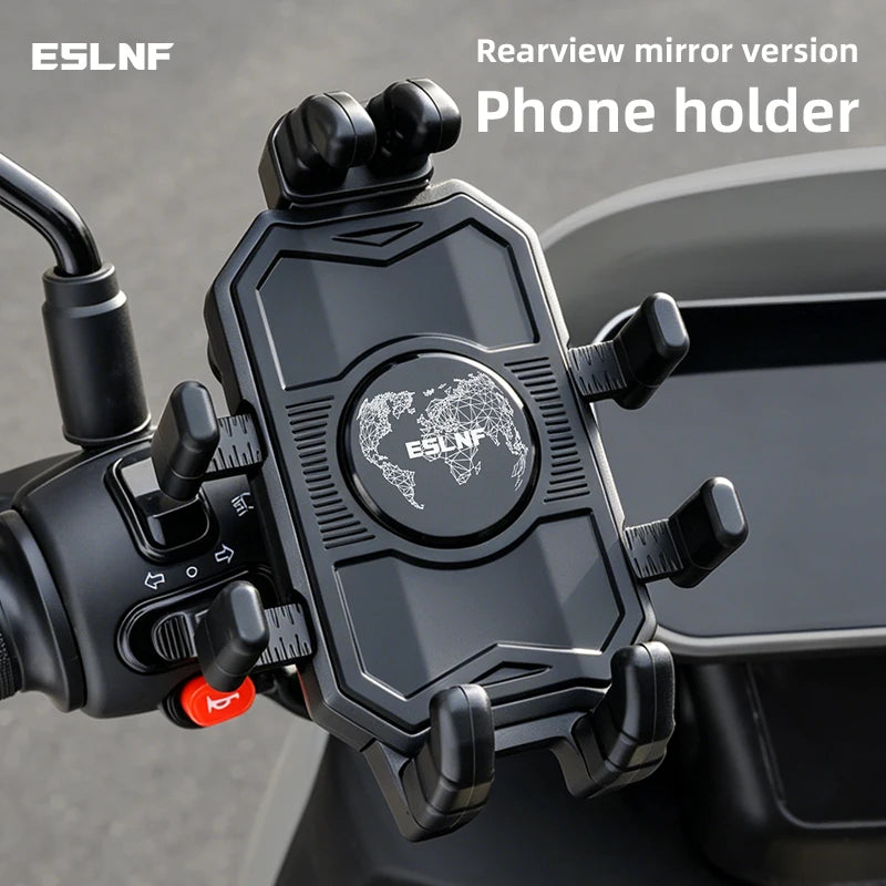 BIke Phone Holder Anti-Shake 8-Claw Bicycle Phone Holder Shock Absorption 360 Rotation