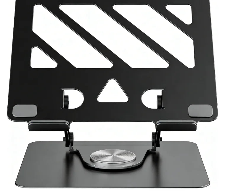 Laptop Tablet Stand Adjustable Height Angle Metal Notebook Holder Ventilated Design