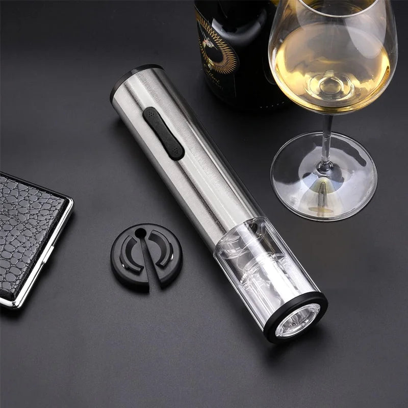 Corkscrew Automatic Wine Bottle Opener with USB Charging Cable Rechargeable Stainless