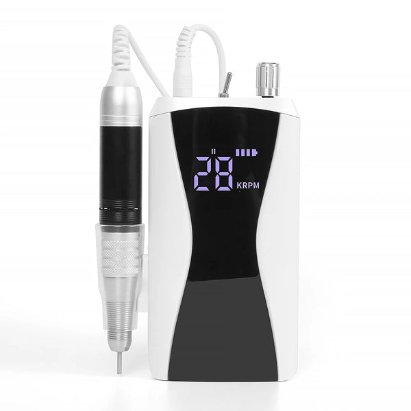Nail Drill Machine 35000rpm Professional Electric Rechargeable Portable Nail Drill