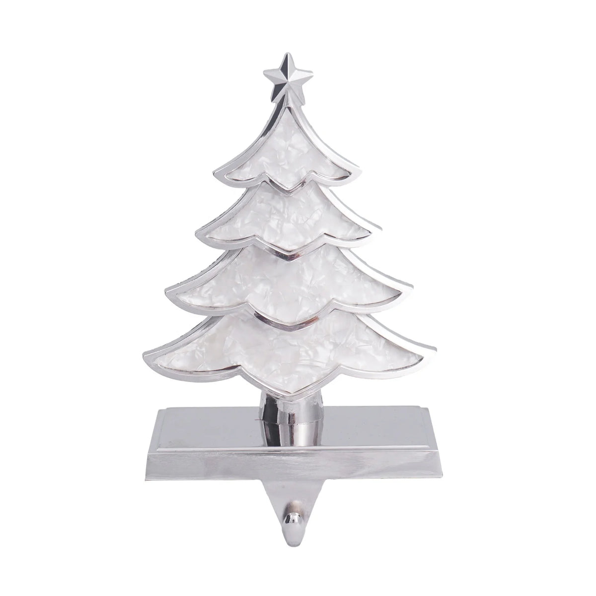 Eco-Friendly CE RoHS Certified Customizable Electroplated Double Tree Shaped Zinc Alloy