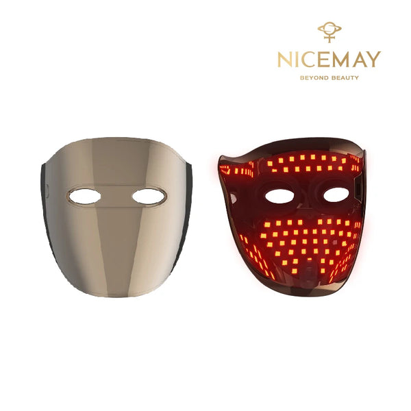 LED Face Mask with Red Light, At-Home Beauty Device in 4 Colors