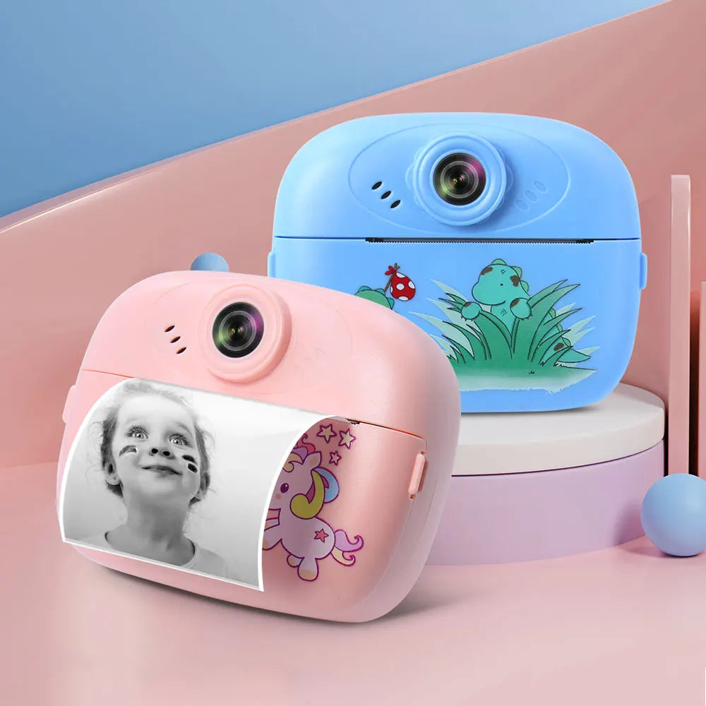 Children Gift Instant Camera Portable Mini Photo Printer Cute Camera Printer For Kids