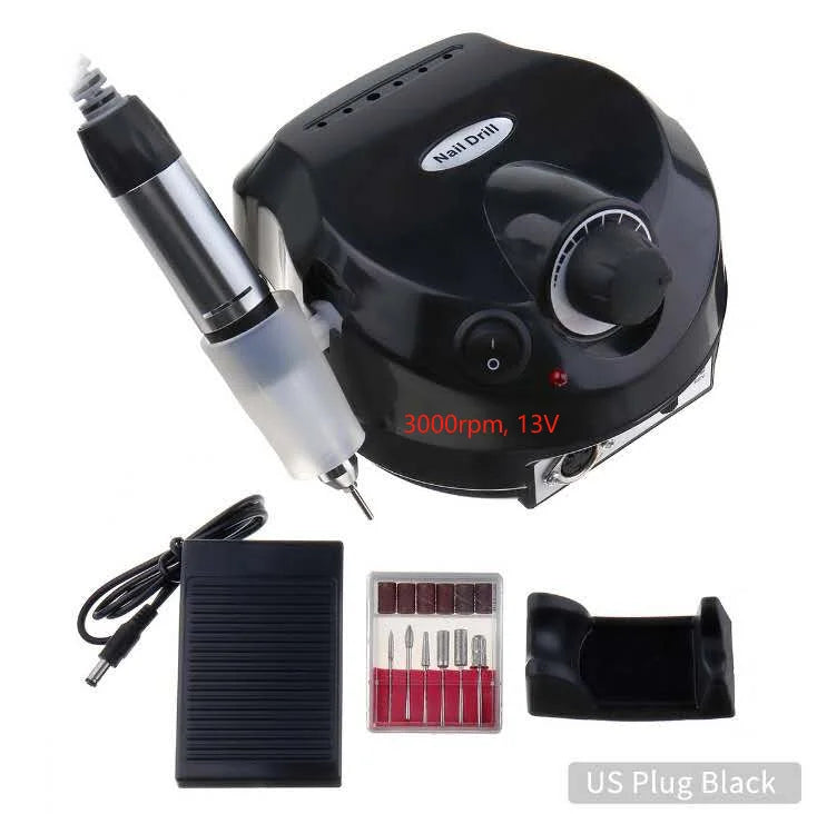Professional Electric Nail Drill Machine Manicure Pedicure Salon Equipment 35000 RPM