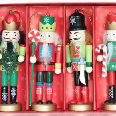Christmas Nutcracker Decoration Wooden Holiday Soldier Tabletop Decor