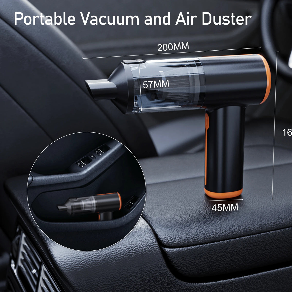 12kpa Lightweight USB Hotel Car Vacuum Cleaner Cordless Handheld Drying Portable Blower