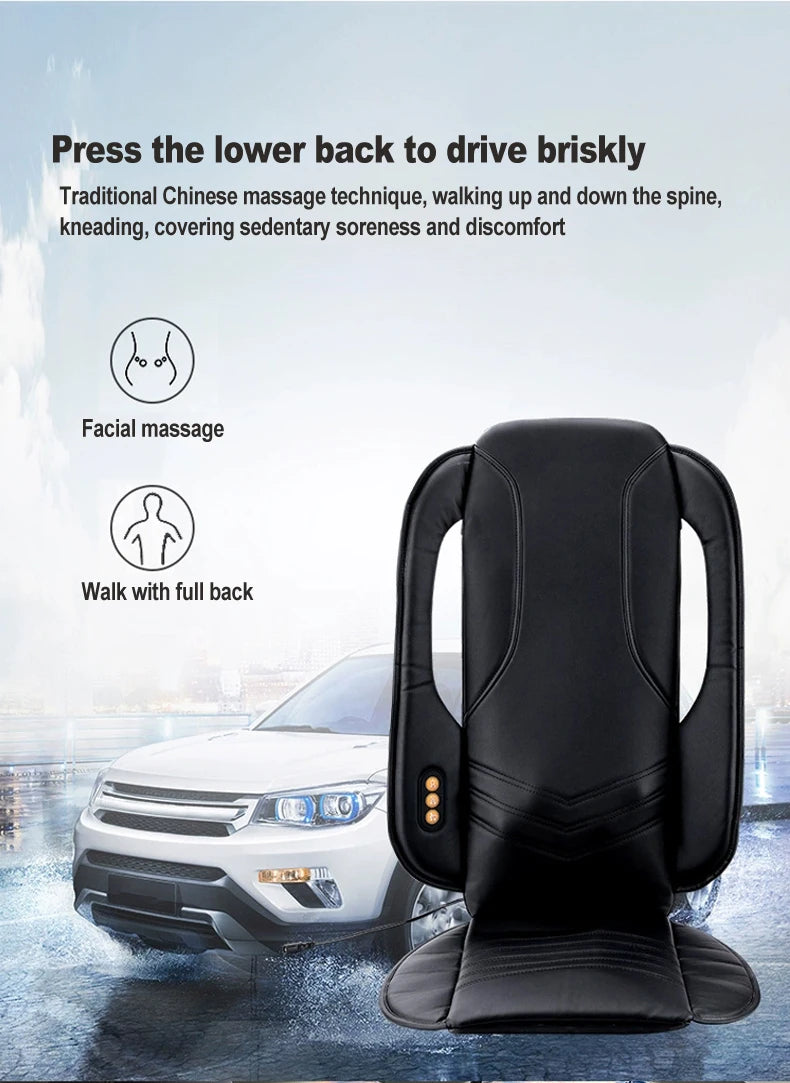 Shiatsu Neck Back Massager Rolling and Kneading Body Relax Massage Cushion With Heat