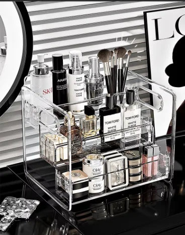 Custom Acrylic Display Personalized White Acrylic Display Stand Clear Acrylic Storage Box